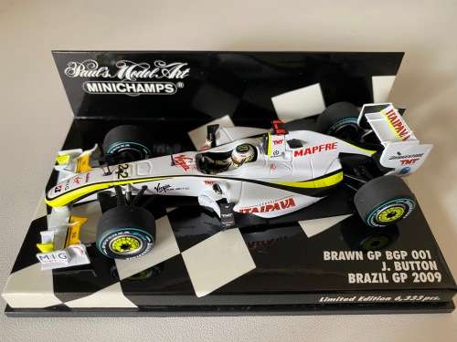 ミニチャンプス BGP001 ジェンソン・バトン ブラジルGP 1/43 1/43 MINICHAMPS BRAWN GP BGP 001 J.BUTTON BRAZIL GP 2009